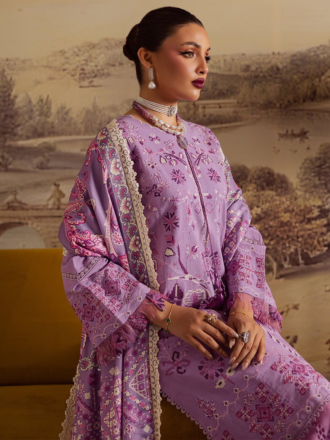 Mahnur | Nova Khaddar 25 | NK - 11 - Pakistani Designer Dress - by Mahnur - Type : Ladies Clothes - 100% Original at Saira Sultan