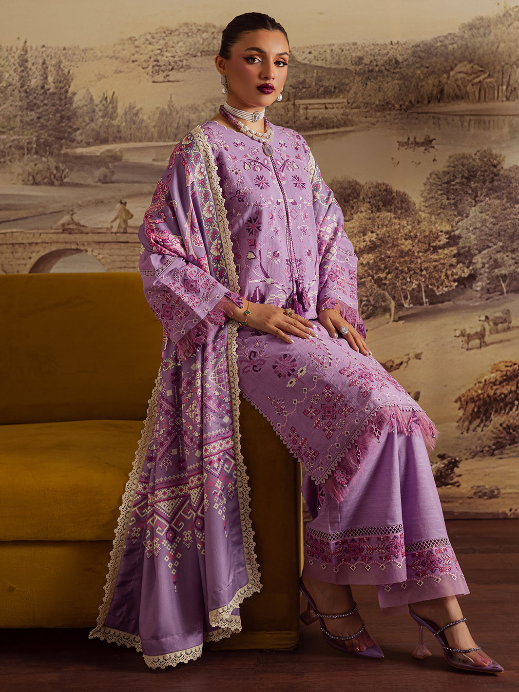 Mahnur | Nova Khaddar 25 | NK - 11 - Pakistani Designer Dress - by Mahnur - Type : Ladies Clothes - 100% Original at Saira Sultan
