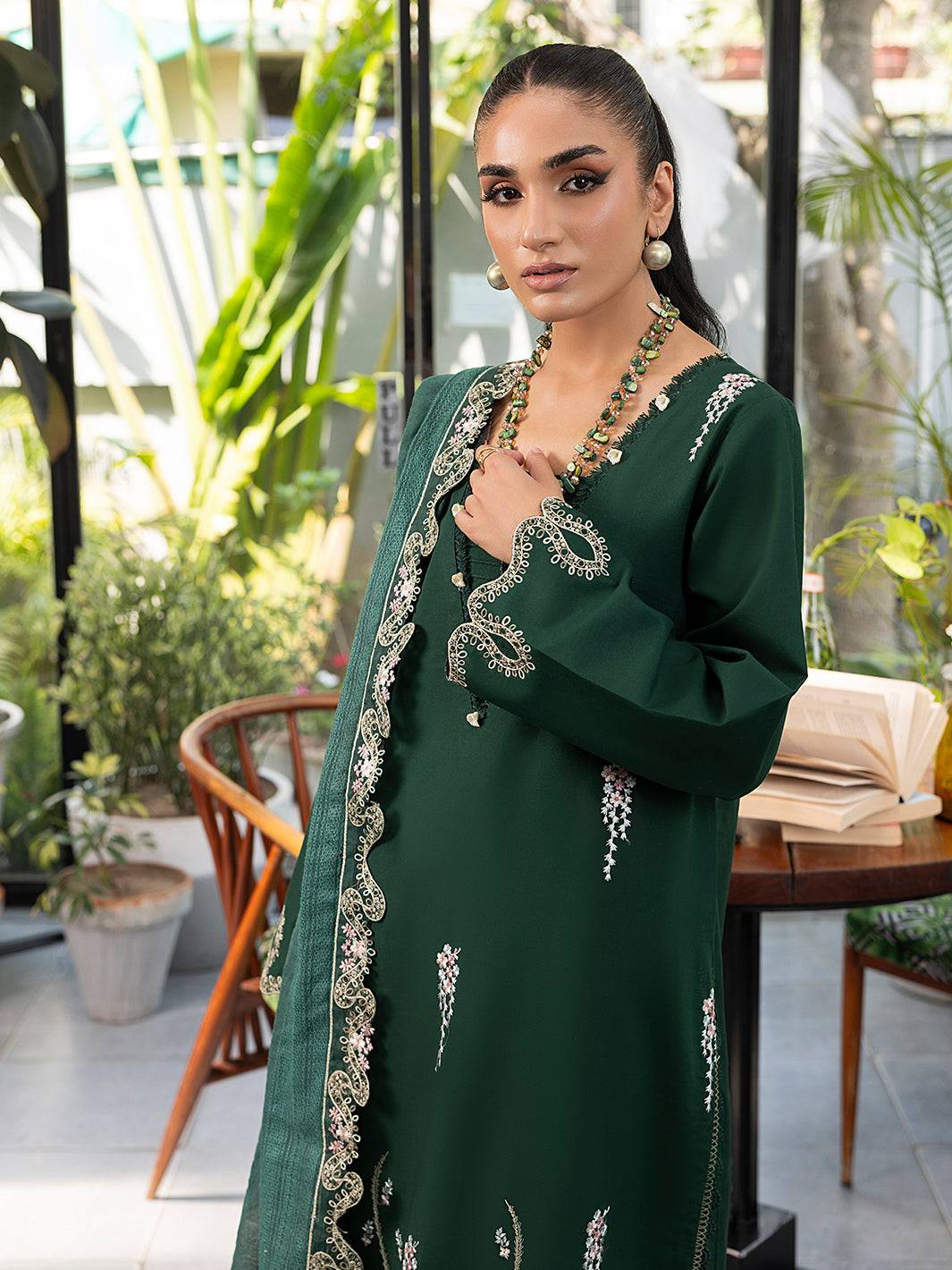 Izel | Meadow Muse Embroidered Lawn 25 | NOORE - Pakistani Designer Dress - by Izel | Type: Ladies Clothes - 100% Original at Saira Sultan