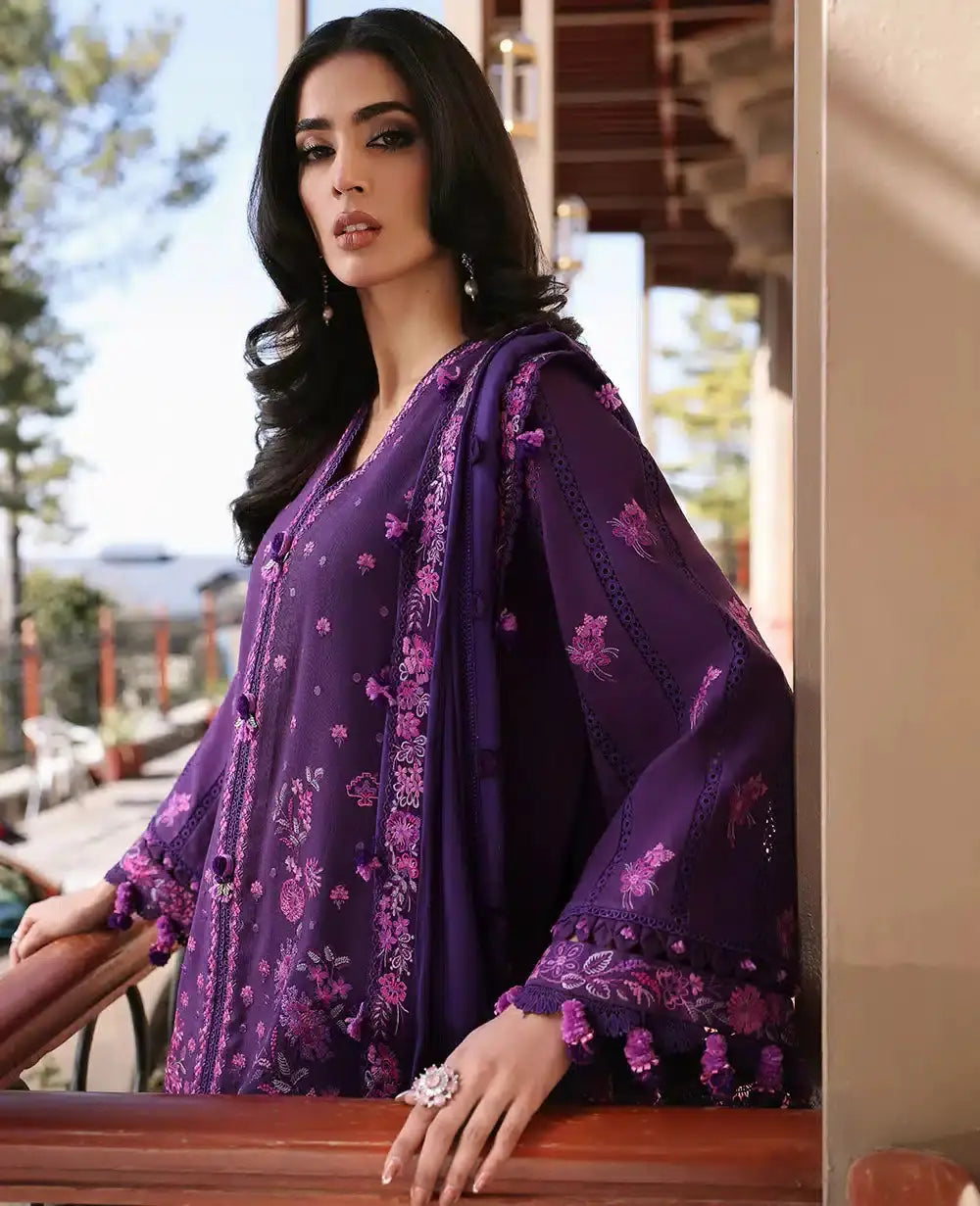 Republic Womenswear | Noemei Luxury Shawl 23 | NWU23-D1-B - Pakistani Designer Dress - by Republic Womenswear | Type: Luxury - 100% Original at Saira Sultan