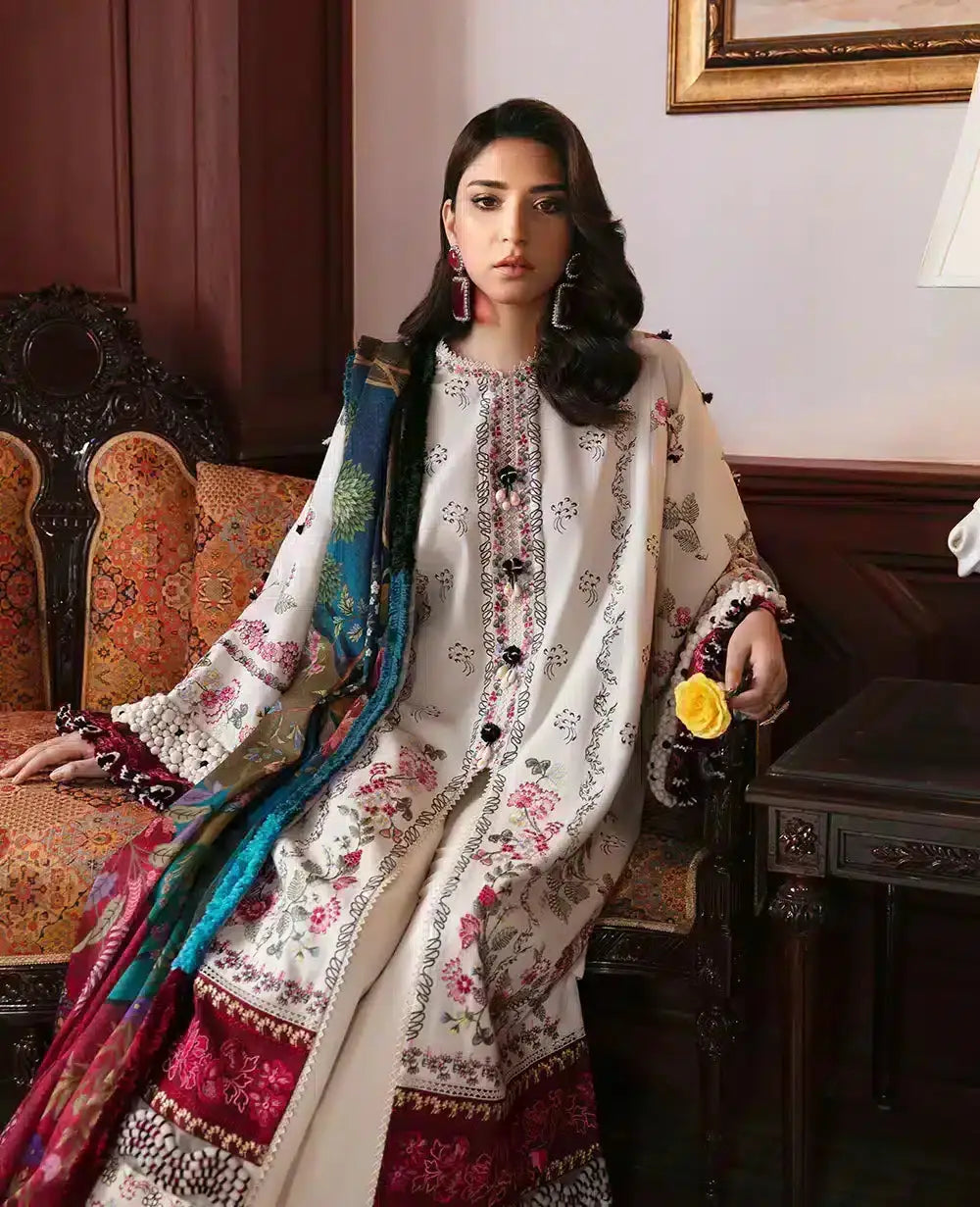 Republic Womenswear | Noemei Luxury Shawl 23 | NWU23-D8-B - Pakistani Designer Dress - by Republic Womenswear | Type: Luxury - 100% Original at Saira Sultan