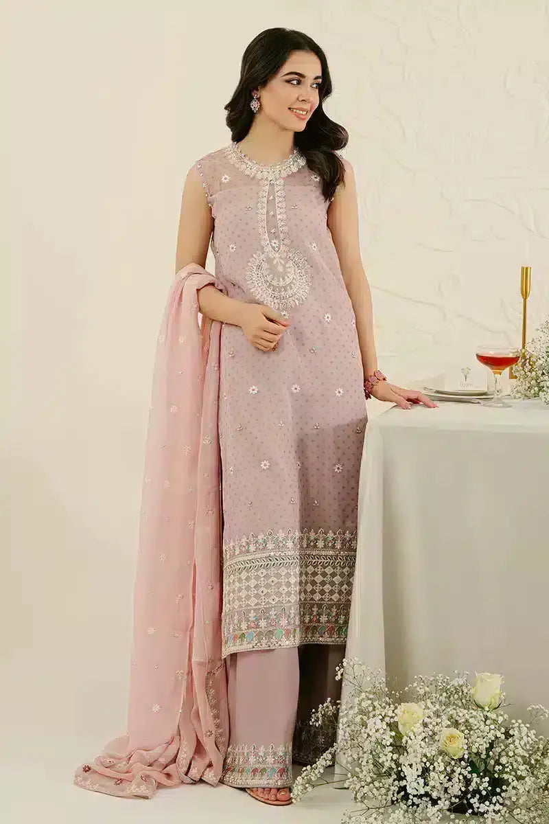 Cross Stitch | Wedding Festive 23 | CRADLE PINK - Pakistani Designer Dress - by Cross Stitch | Type: Formal - 100% Original at Saira Sultan