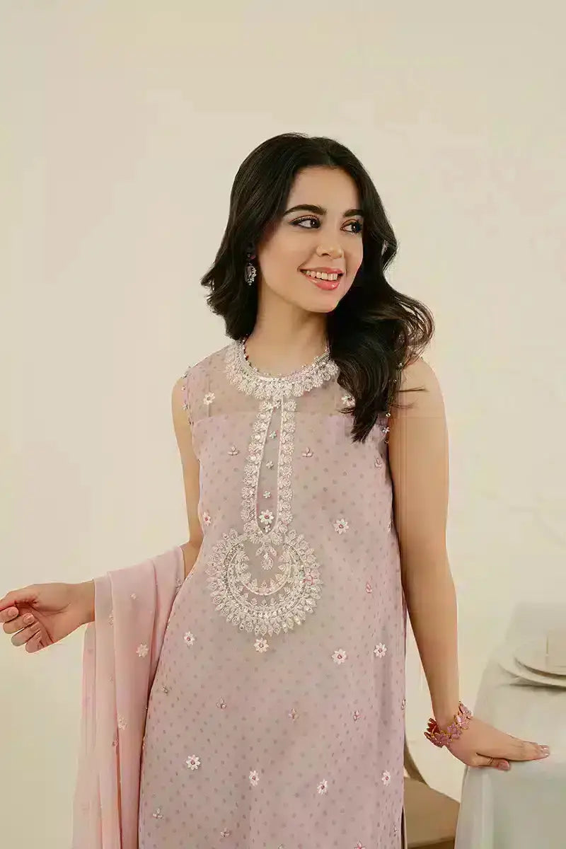 Cross Stitch | Wedding Festive 23 | CRADLE PINK - Pakistani Designer Dress - by Cross Stitch | Type: Formal - 100% Original at Saira Sultan