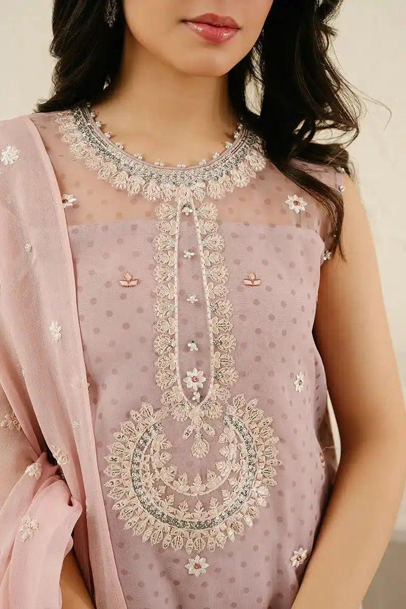 Cross Stitch | Wedding Festive 23 | CRADLE PINK - Pakistani Designer Dress - by Cross Stitch | Type: Formal - 100% Original at Saira Sultan
