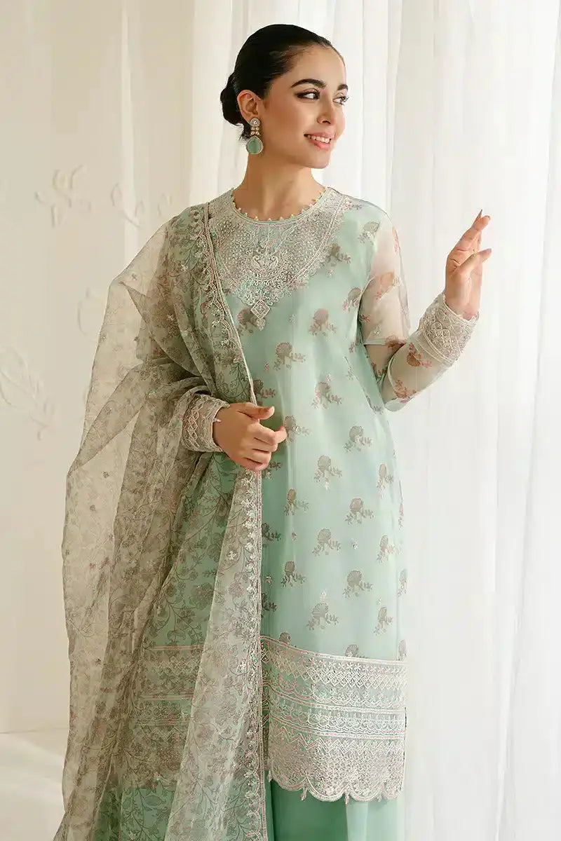 Cross Stitch | Wedding Festive 23 | PRISTINE MINT - Pakistani Designer Dress - by Cross Stitch | Type: Formal - 100% Original at Saira Sultan