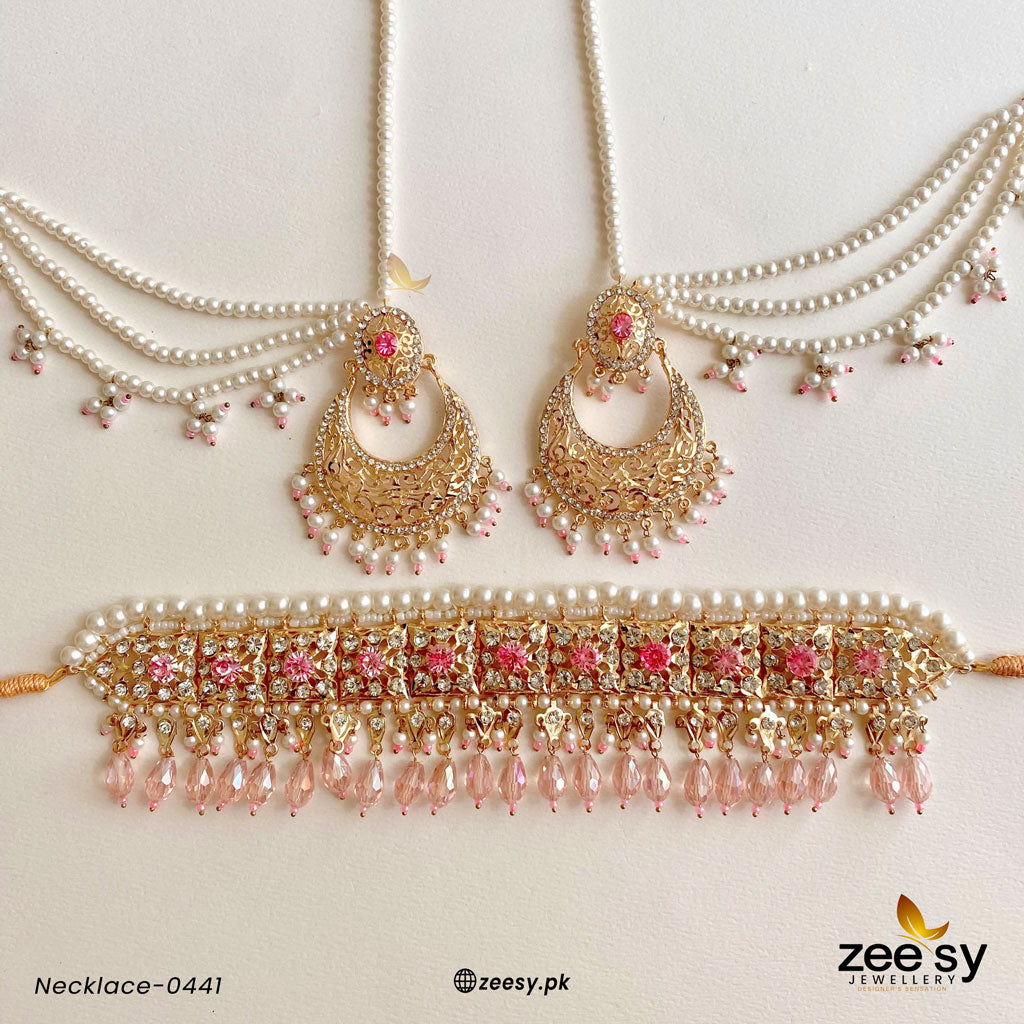 Necklace-0441 Pink