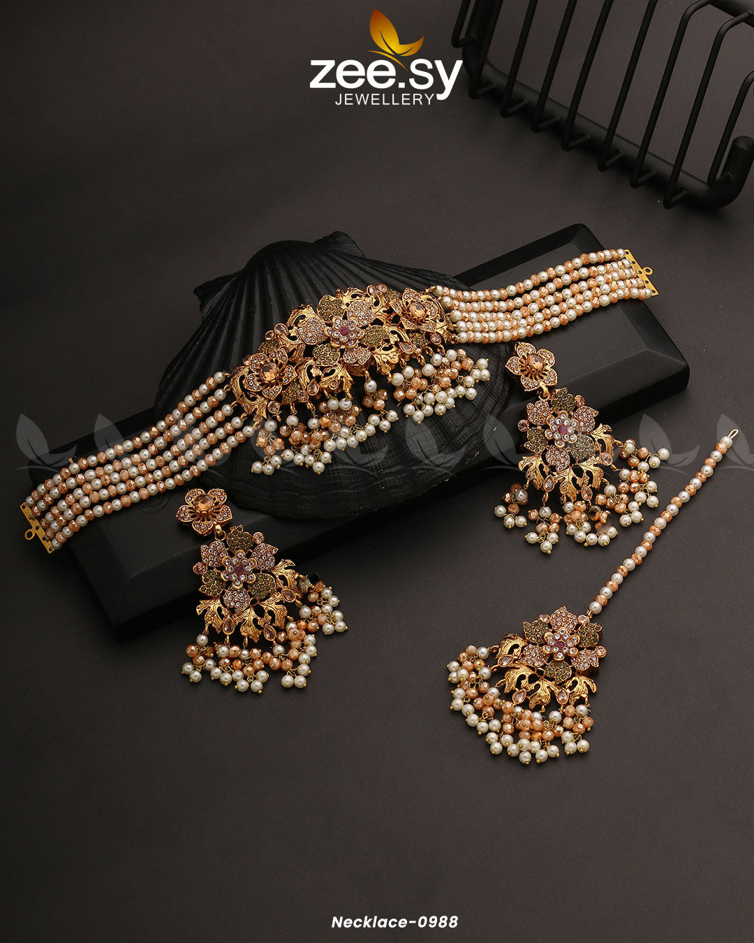 Necklace-0988 Champagne