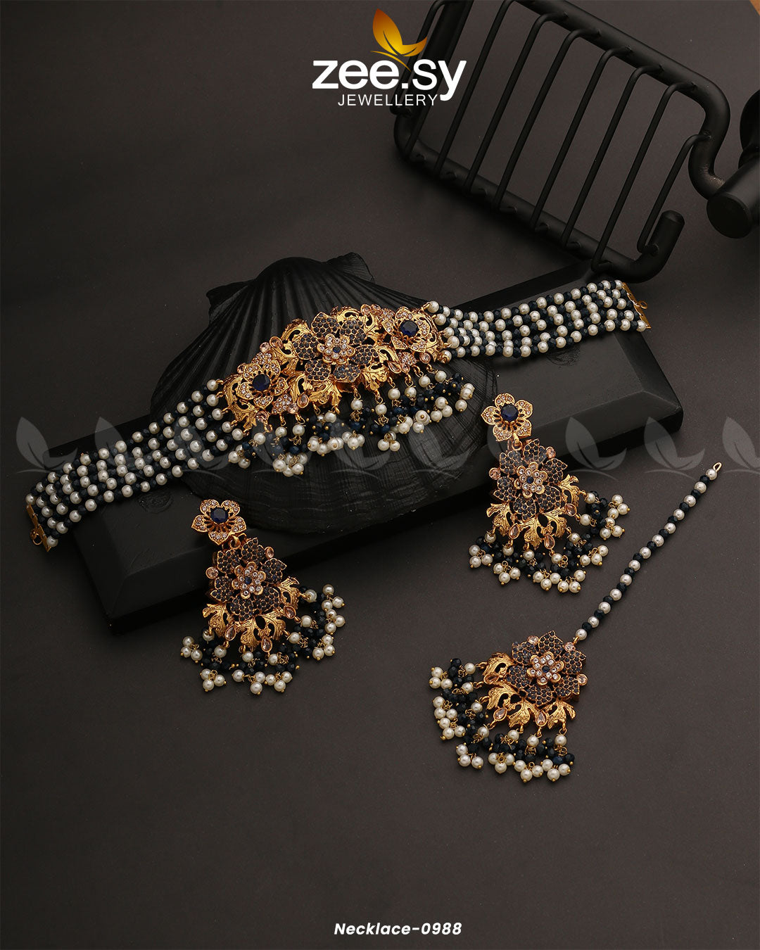 Necklace-0988 Blue
