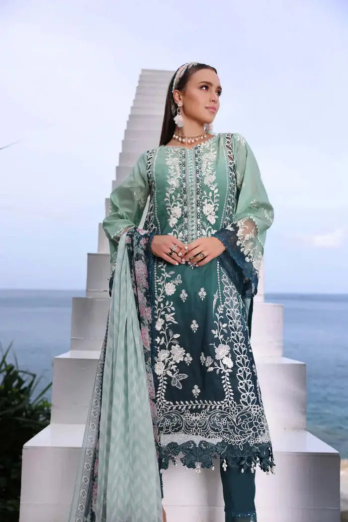Noor by Saadia Asad | Luxe Printkari 24 | D2-A - Pakistani Designer Dress - by Noor by Saadia Asad | Type: Luxury - 100% Original at Saira Sultan