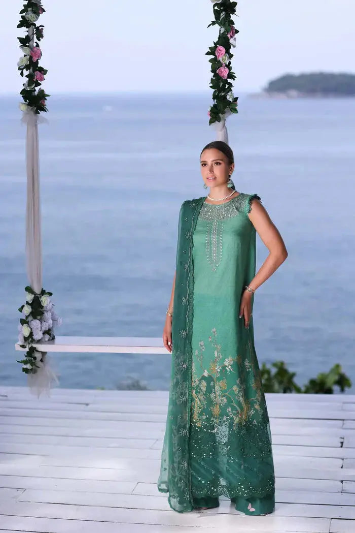 Noor by Saadia Asad | Luxe Printkari 24 | D7-B - Pakistani Designer Dress - by Noor by Saadia Asad | Type: Luxury - 100% Original at Saira Sultan