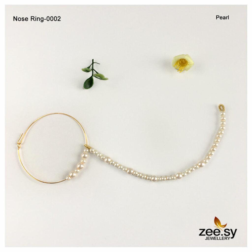 Wedding Nose Ring-0001 Pearl