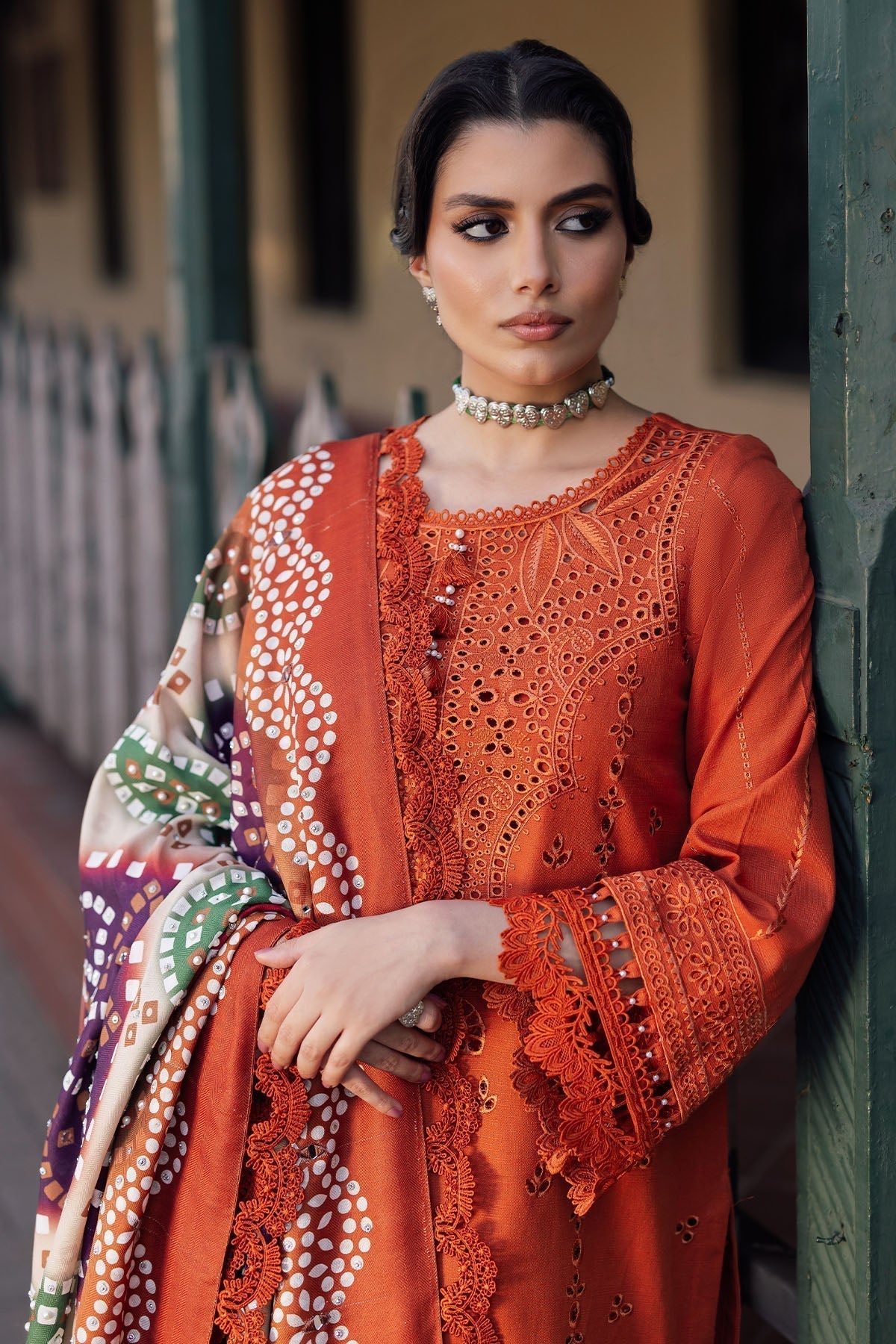 Nureh | Bazaar Winter 24 | NE-116 - Pakistani Designer Dress - by Nureh | Type: Ladies Clothes - 100% Original at Saira Sultan