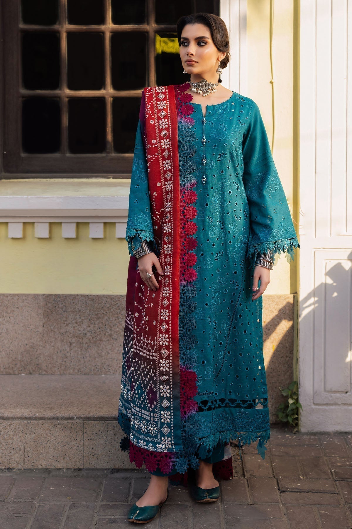 Nureh | Bazaar Winter 24 | NE-112 - Pakistani Designer Dress - by Nureh | Type: Ladies Clothes - 100% Original at Saira Sultan