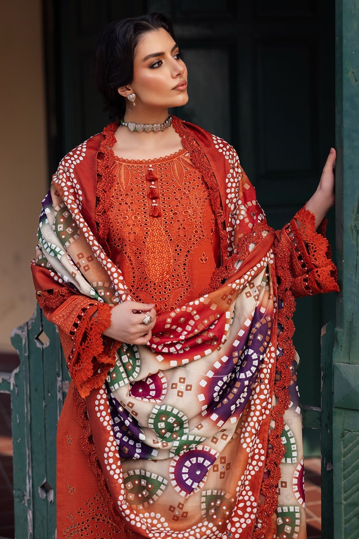Nureh | Bazaar Winter 24 | NE-116 - Pakistani Designer Dress - by Nureh | Type: Ladies Clothes - 100% Original at Saira Sultan