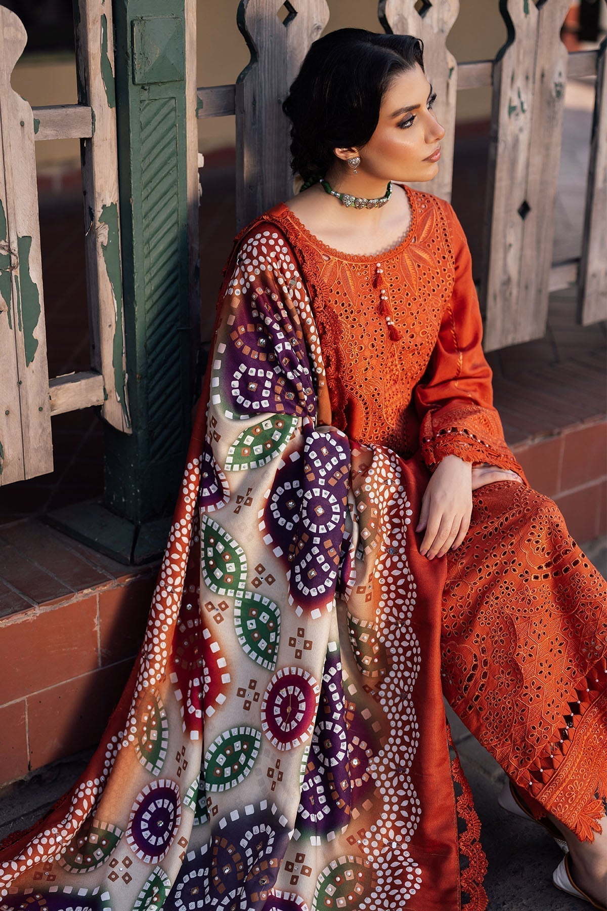 Nureh | Bazaar Winter 24 | NE-116 - Pakistani Designer Dress - by Nureh | Type: Ladies Clothes - 100% Original at Saira Sultan