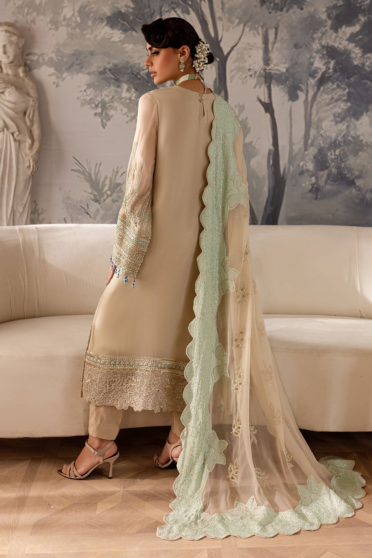 Nureh | Elanora Formals 24| NEL-58 - Pakistani Designer Dress - by Nureh | Type: Formal - 100% Original at Saira Sultan