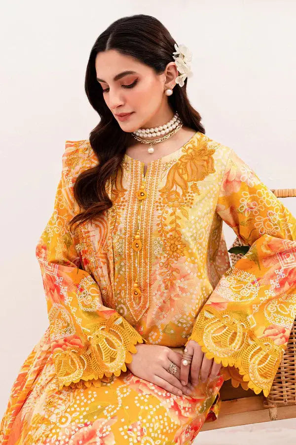 Nureh | Gardenia Lawn 24 | NSG-143 - Pakistani Designer Dress - by Nureh | Type: Luxury - 100% Original at Saira Sultan