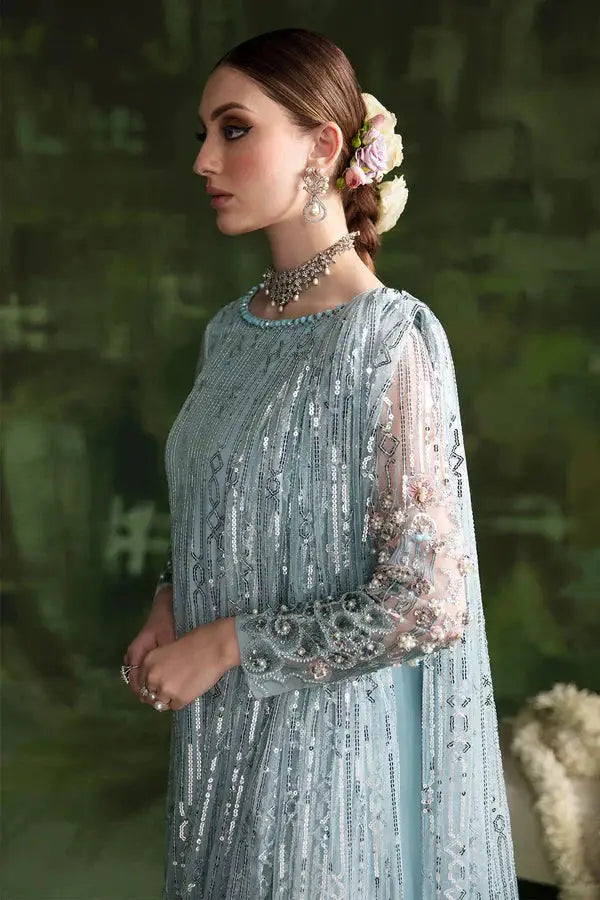 Nureh | Wedding Formals 24 | Aqua Moon - Pakistani Designer Dress - by Nureh | Type: Bridal - 100% Original at Saira Sultan