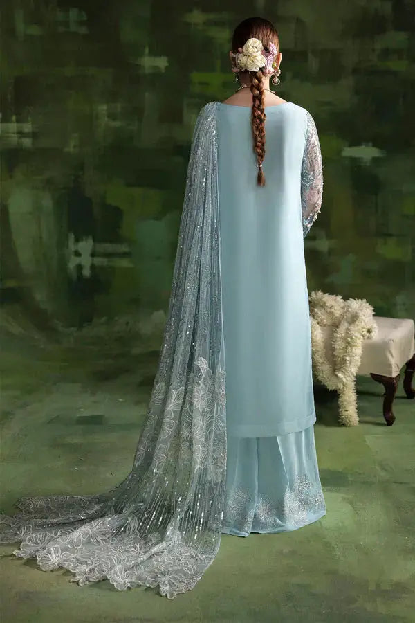 Nureh | Wedding Formals 24 | Aqua Moon - Pakistani Designer Dress - by Nureh | Type: Bridal - 100% Original at Saira Sultan