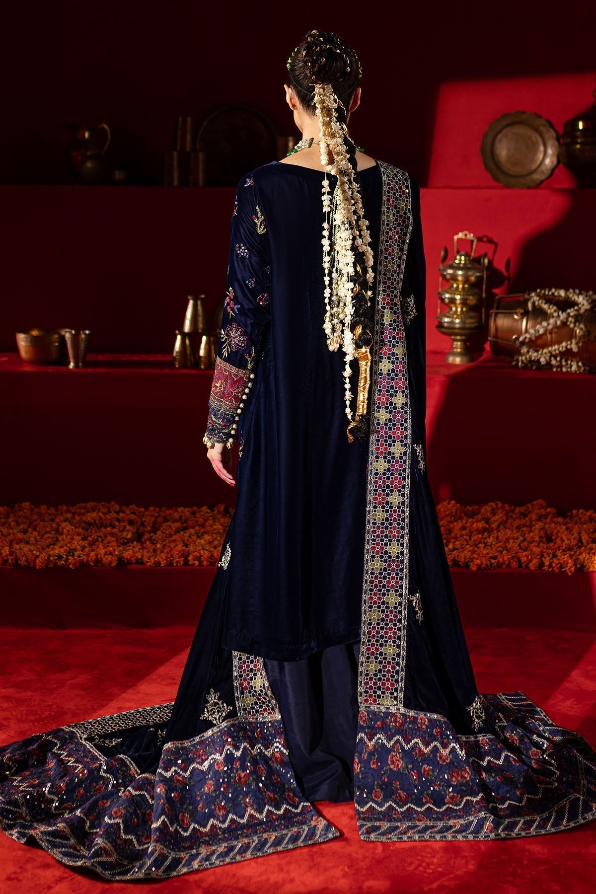 Nureh | Maya Velvet | NW-93 - Pakistani Designer Dress - by Nureh | Type: Ladies Clothes - 100% Original at Saira Sultan
