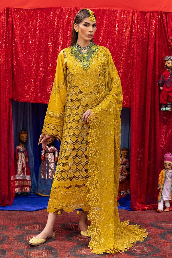 Nureh | Mela Luxury Lawn | NDS-100 - Pakistani Designer Dress - by Nureh | Type: Luxury - 100% Original at Saira Sultan