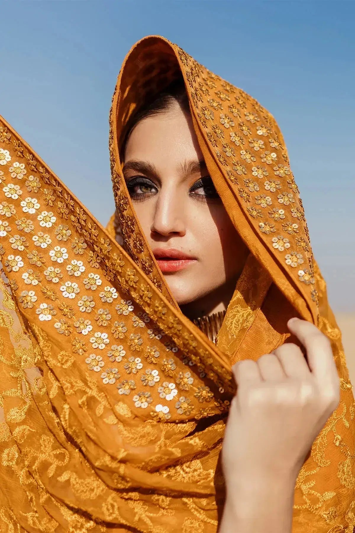 Nureh | Sehra Swiss Voil Lawn | MEEHA - NE-75 - Pakistani Designer Dress - by Nureh | Type: Luxury - 100% Original at Saira Sultan