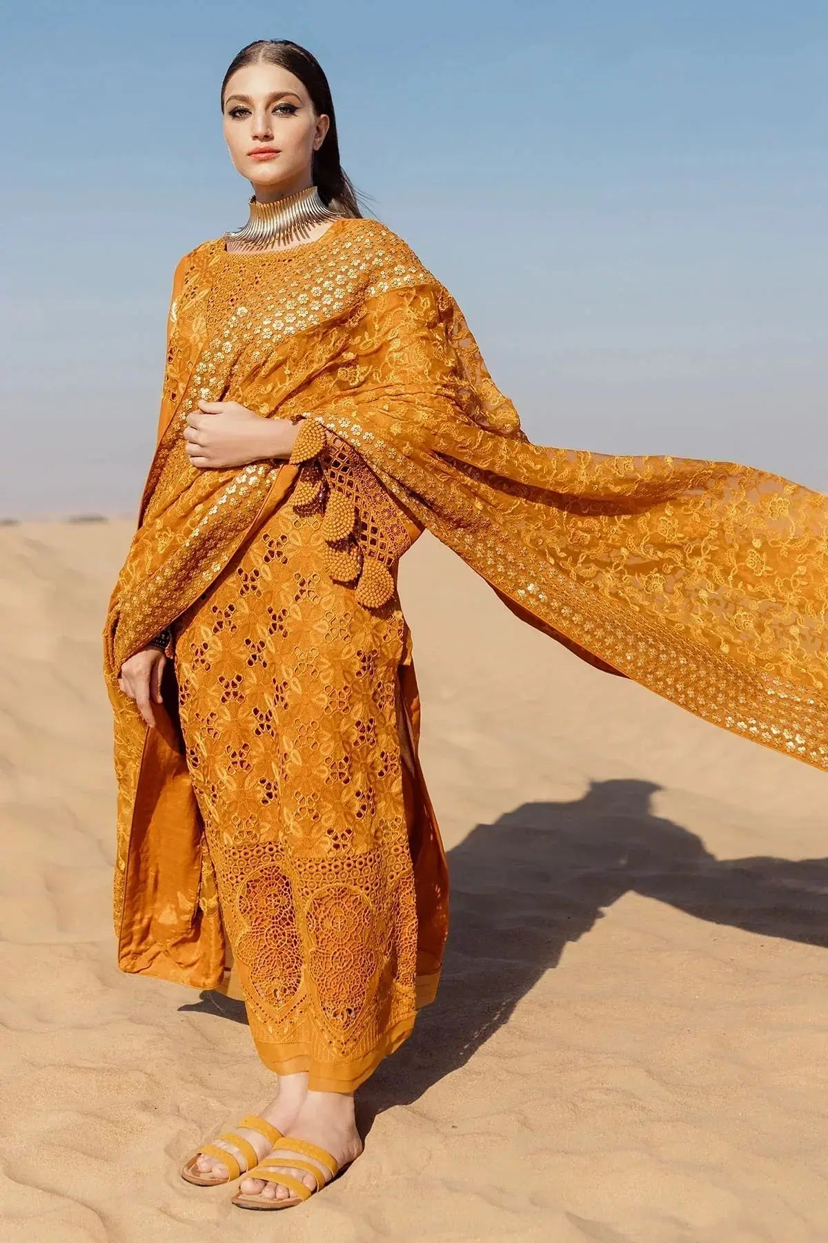Nureh | Sehra Swiss Voil Lawn | MEEHA - NE-75 - Pakistani Designer Dress - by Nureh | Type: Luxury - 100% Original at Saira Sultan