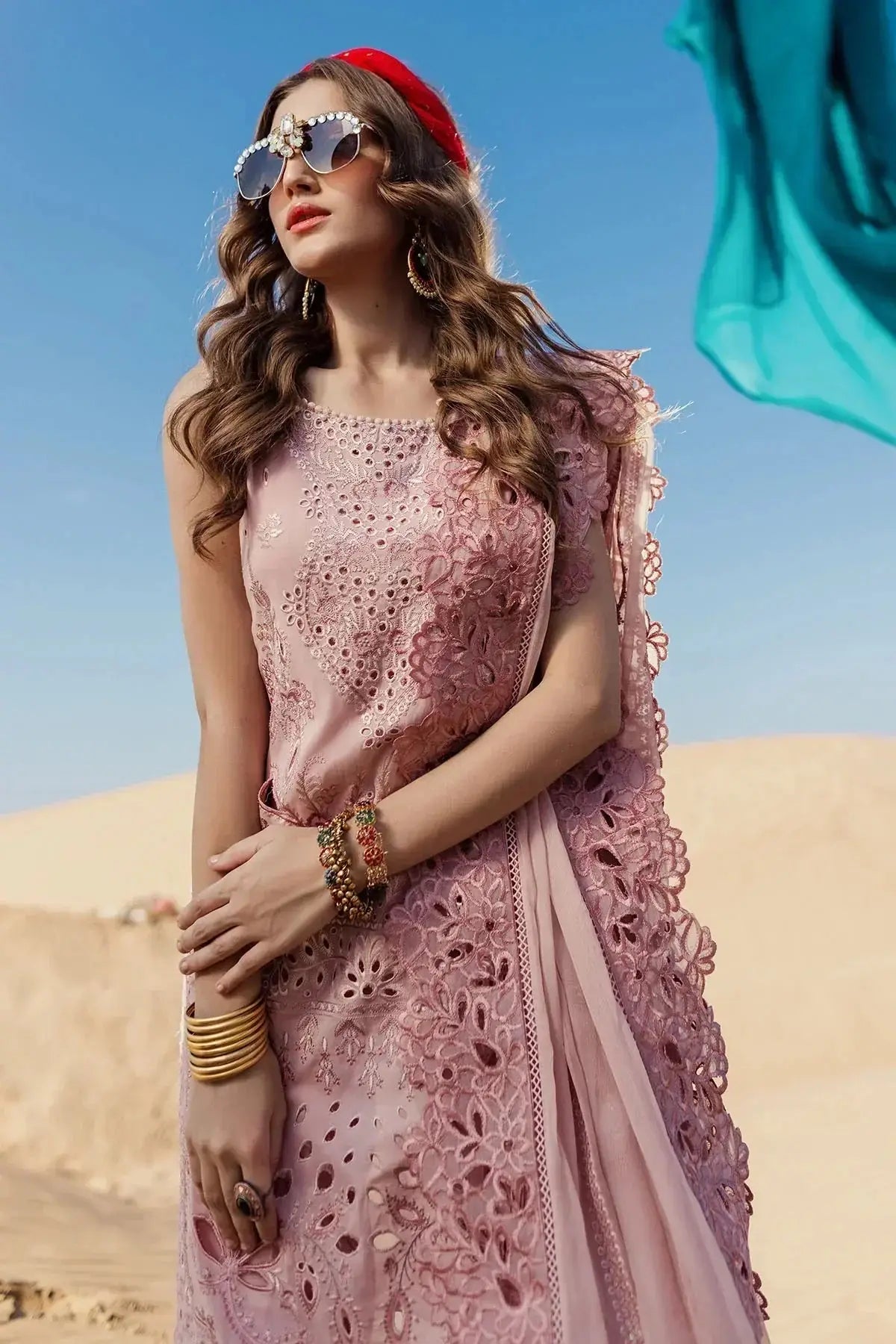 Nureh | Sehra Swiss Voil Lawn | CARNIVAL - NE-73 - Pakistani Designer Dress - by Nureh | Type: Luxury - 100% Original at Saira Sultan