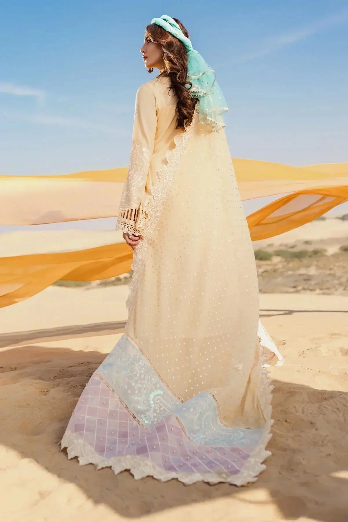 Nureh | Sehra Swiss Voil Lawn | FEROCE - NE-74 - Pakistani Designer Dress - by Nureh | Type: Luxury - 100% Original at Saira Sultan