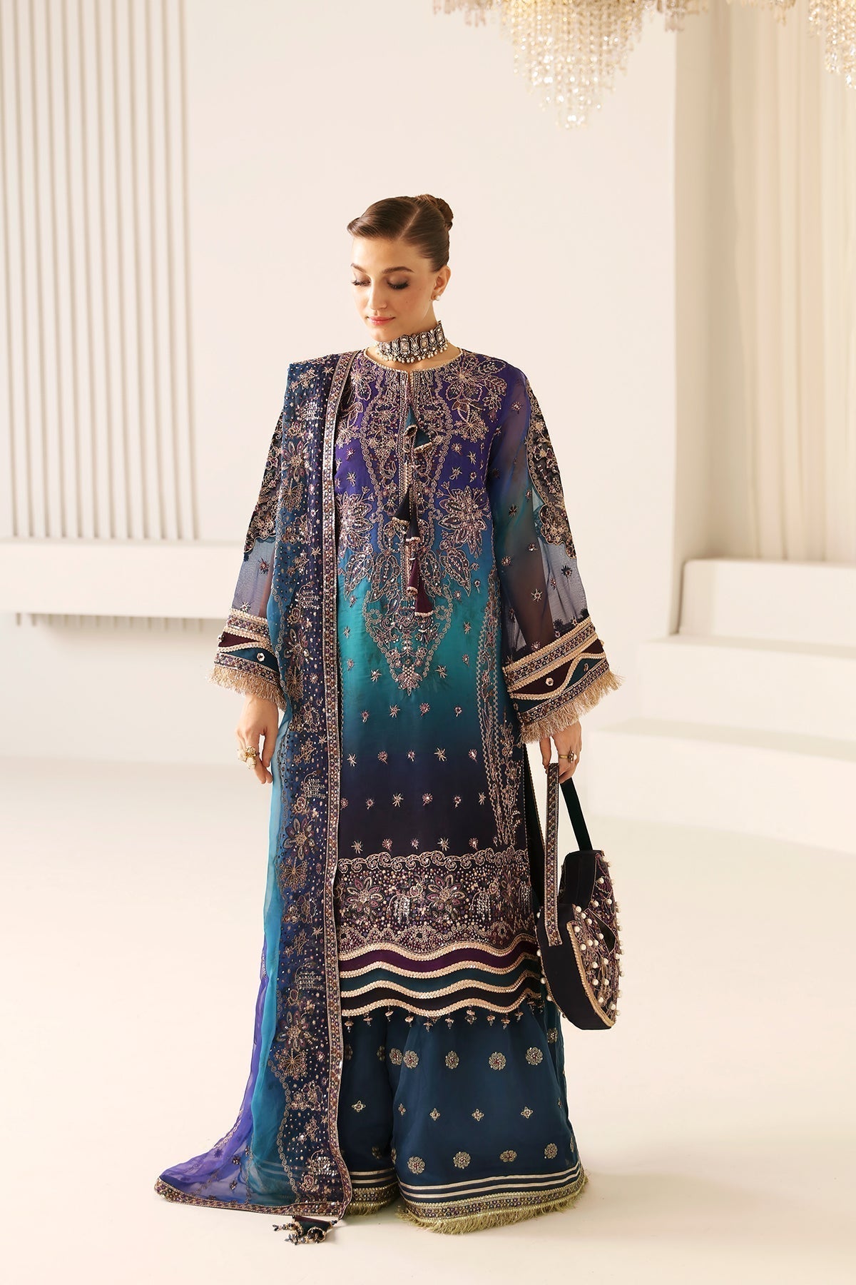 Alizeh | La Ruha Wedding Formals | AF-CH-2182-Oasis - Pakistani Designer Dress - by Alizeh | Type: Formal - 100% Original at Saira Sultan