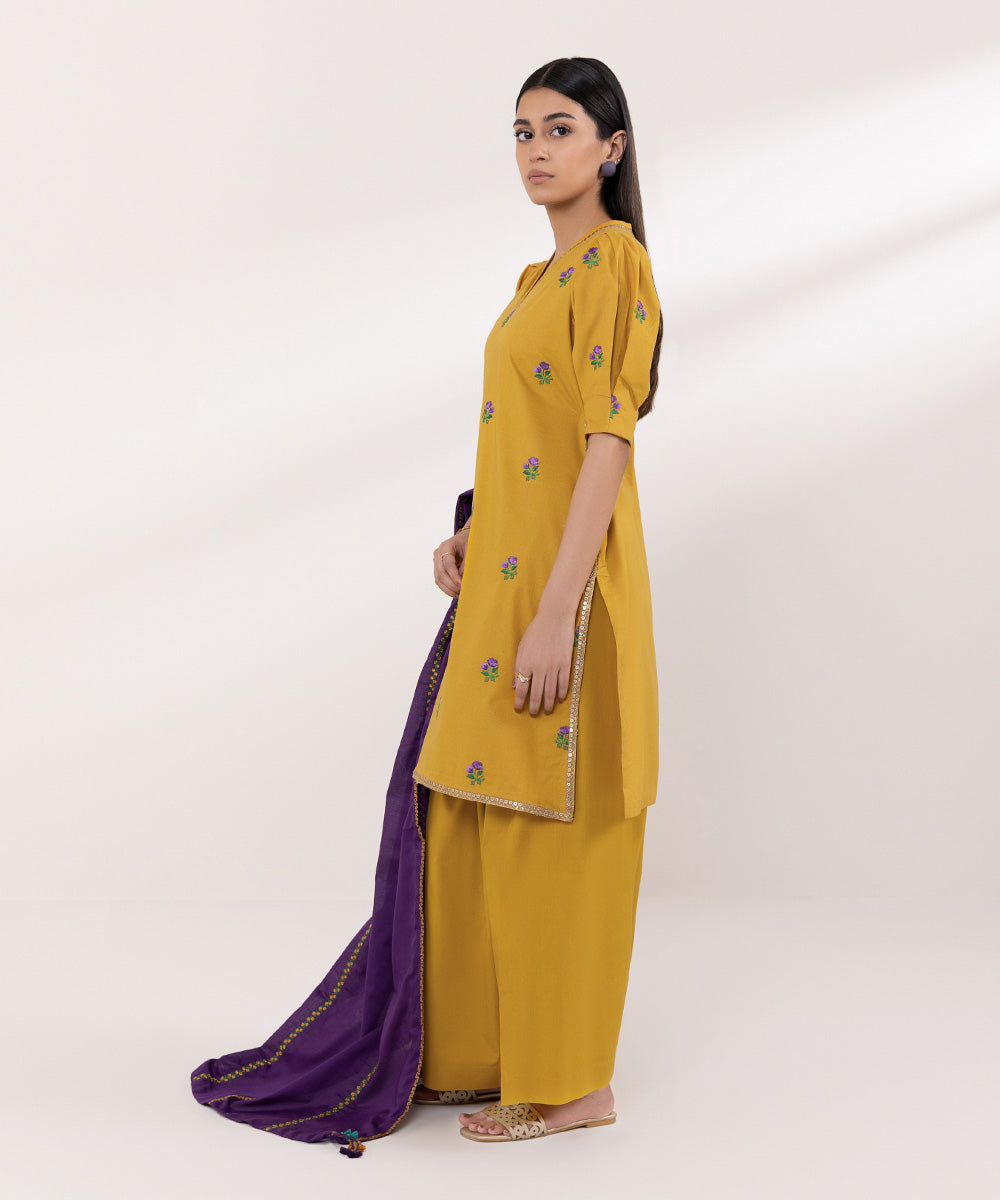 Sapphire | Intermix 2024 | Cambric Suit S-02 - Pakistani Designer Dress - by Sapphire | Type: Casuals - 100% Original at Saira Sultan