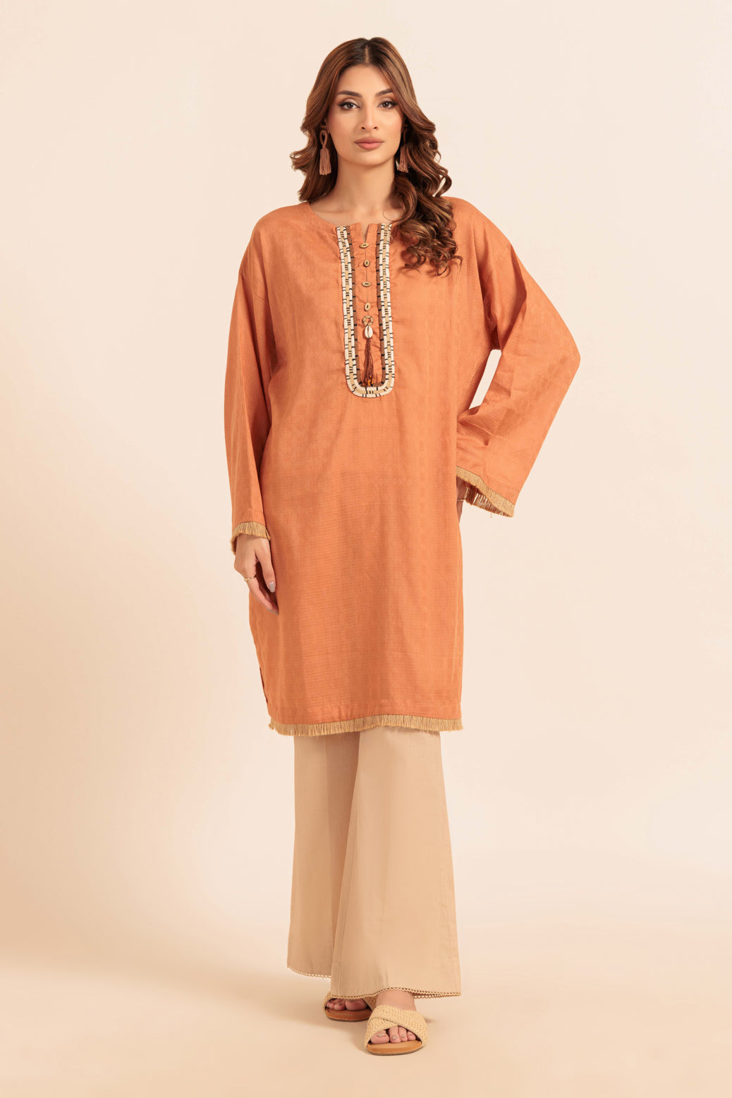 Bonanza Satrangi | Brown Cambric 1 Piece (PWS1241P02) 8 Brown