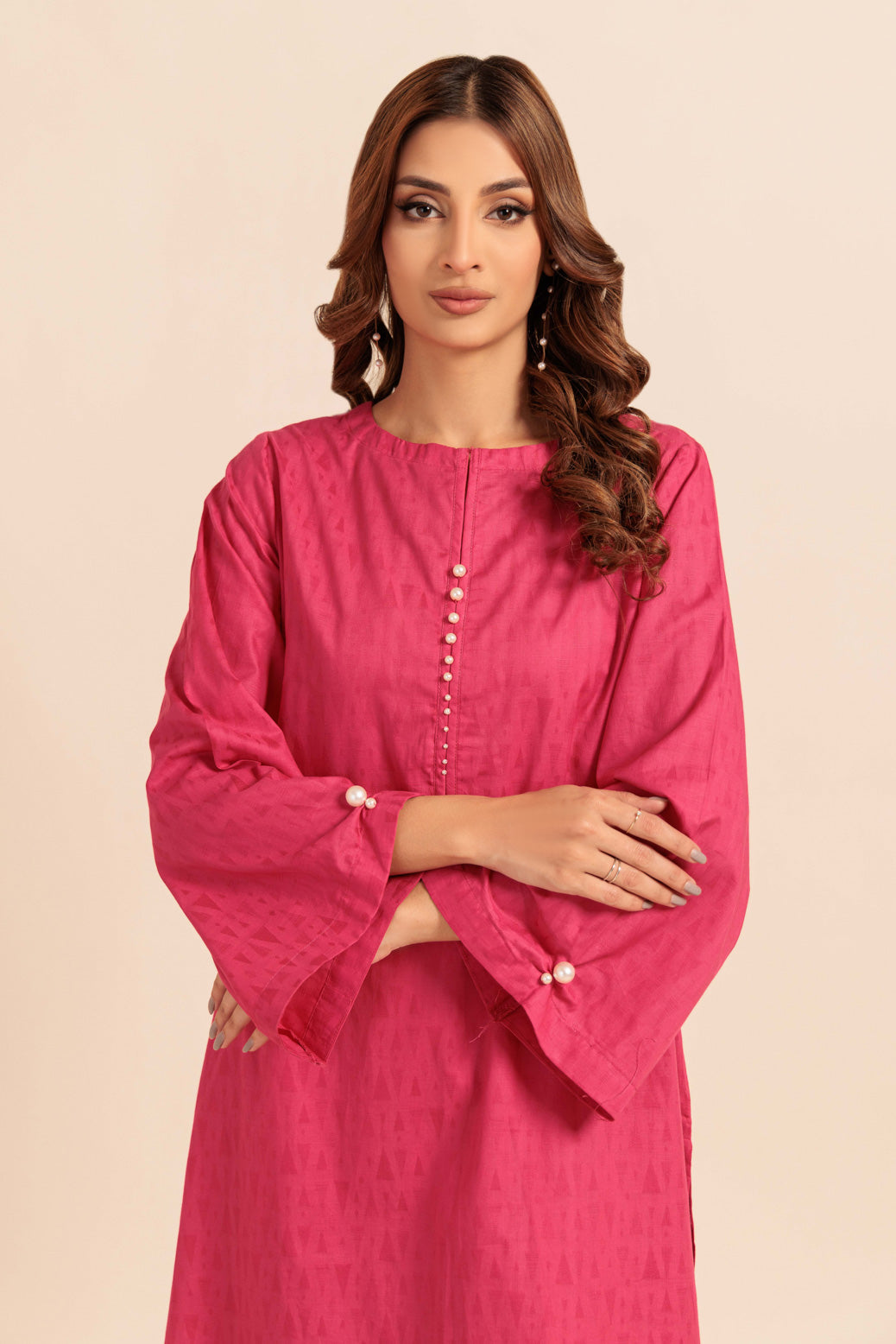 Bonanza Satrangi | Pink Jacquard 1 Piece (PWS1241P07) 12 Pink