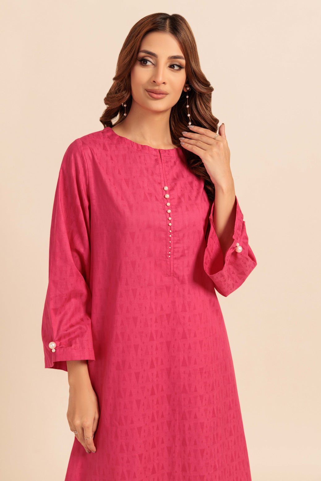 Bonanza Satrangi | Pink Jacquard 1 Piece (PWS1241P07) 14 Pink