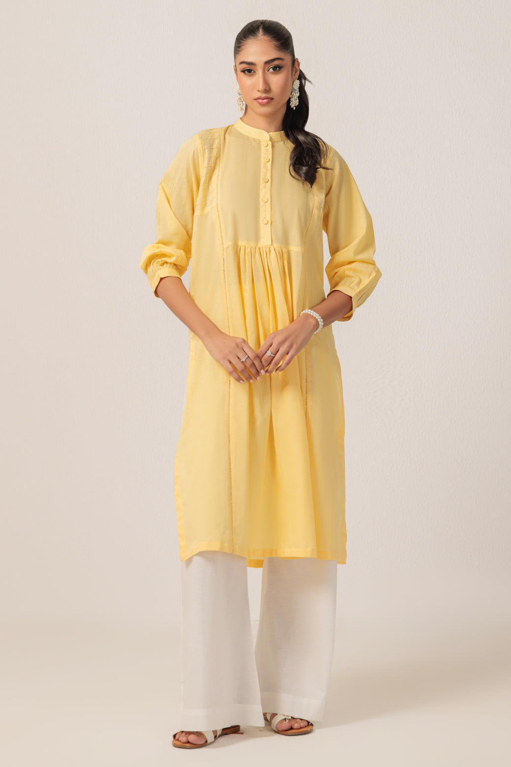 Bonanza Satrangi | Yellow Jacquard 1 Piece (PWS1241P11) 10 Yellow