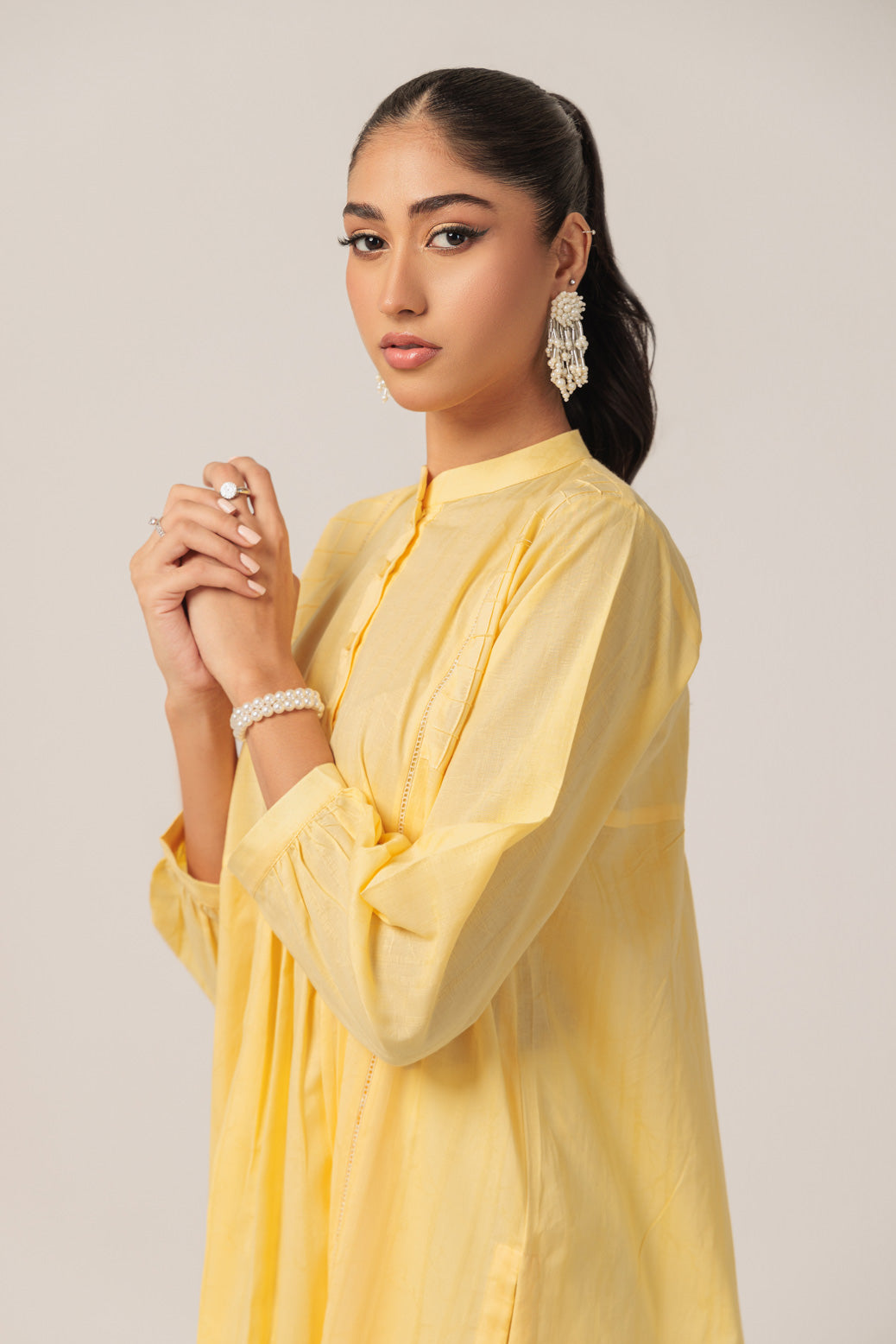 Bonanza Satrangi | Yellow Jacquard 1 Piece (PWS1241P11) 14 Yellow