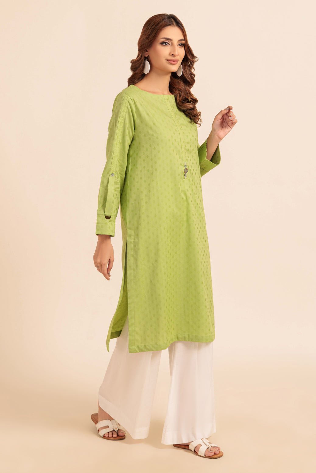 Bonanza Satrangi | Green Jacquard 1 Piece (PWS1241P12) 10 Green