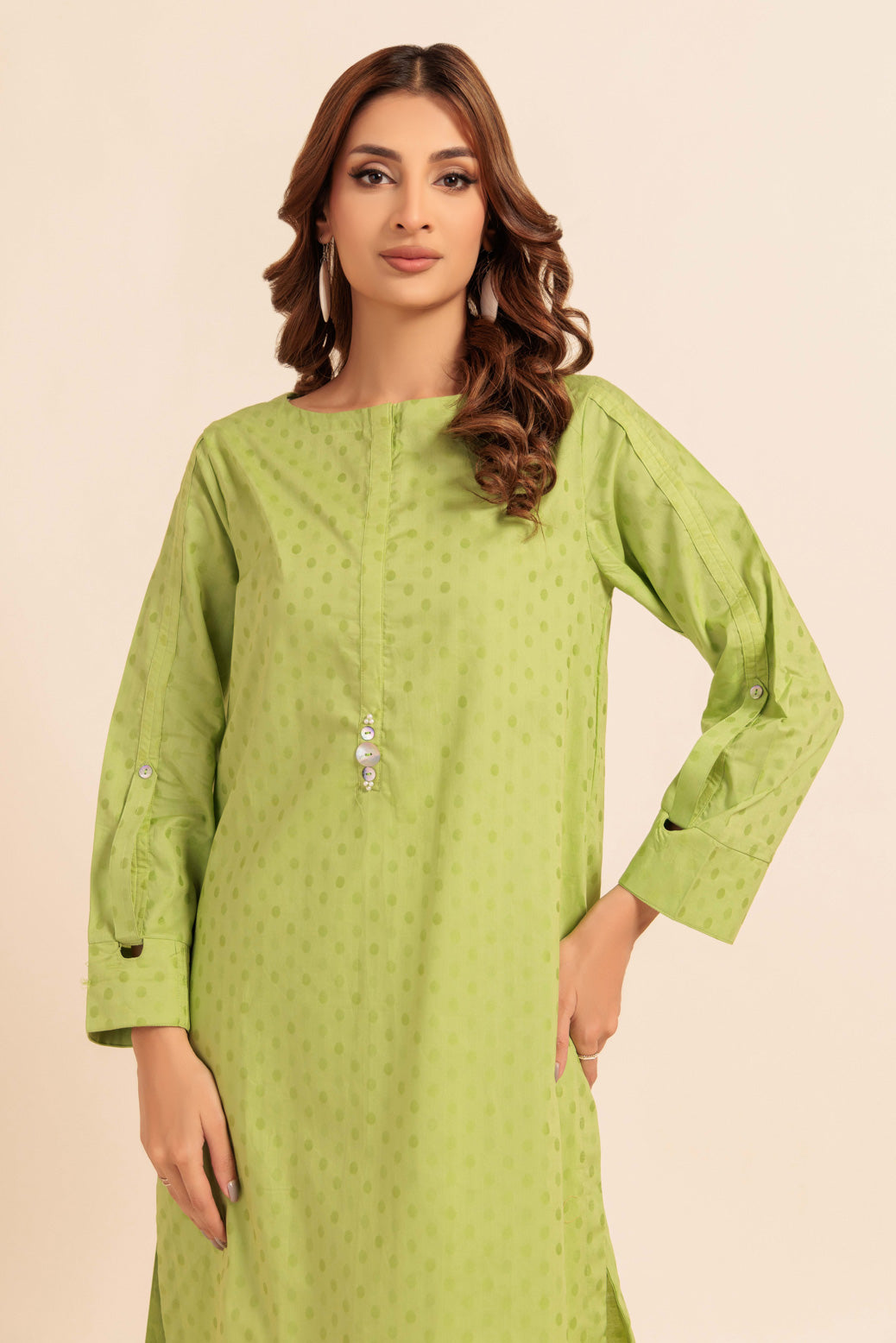 Bonanza Satrangi | Green Jacquard 1 Piece (PWS1241P12) 14 Green
