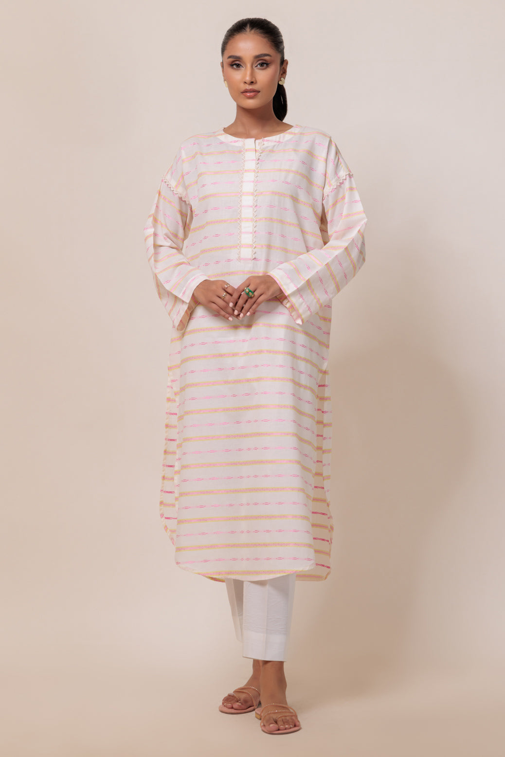 Bonanza Satrangi | O White Jacquard 1 Piece (PWS2241P01) 8 White