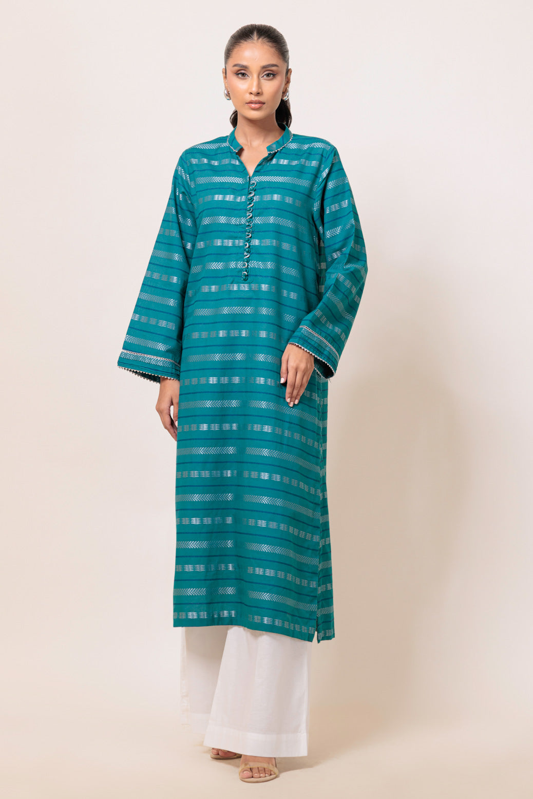 Bonanza Satrangi | Green Jacquard 1 Piece (PWS2241P03) 8 Green