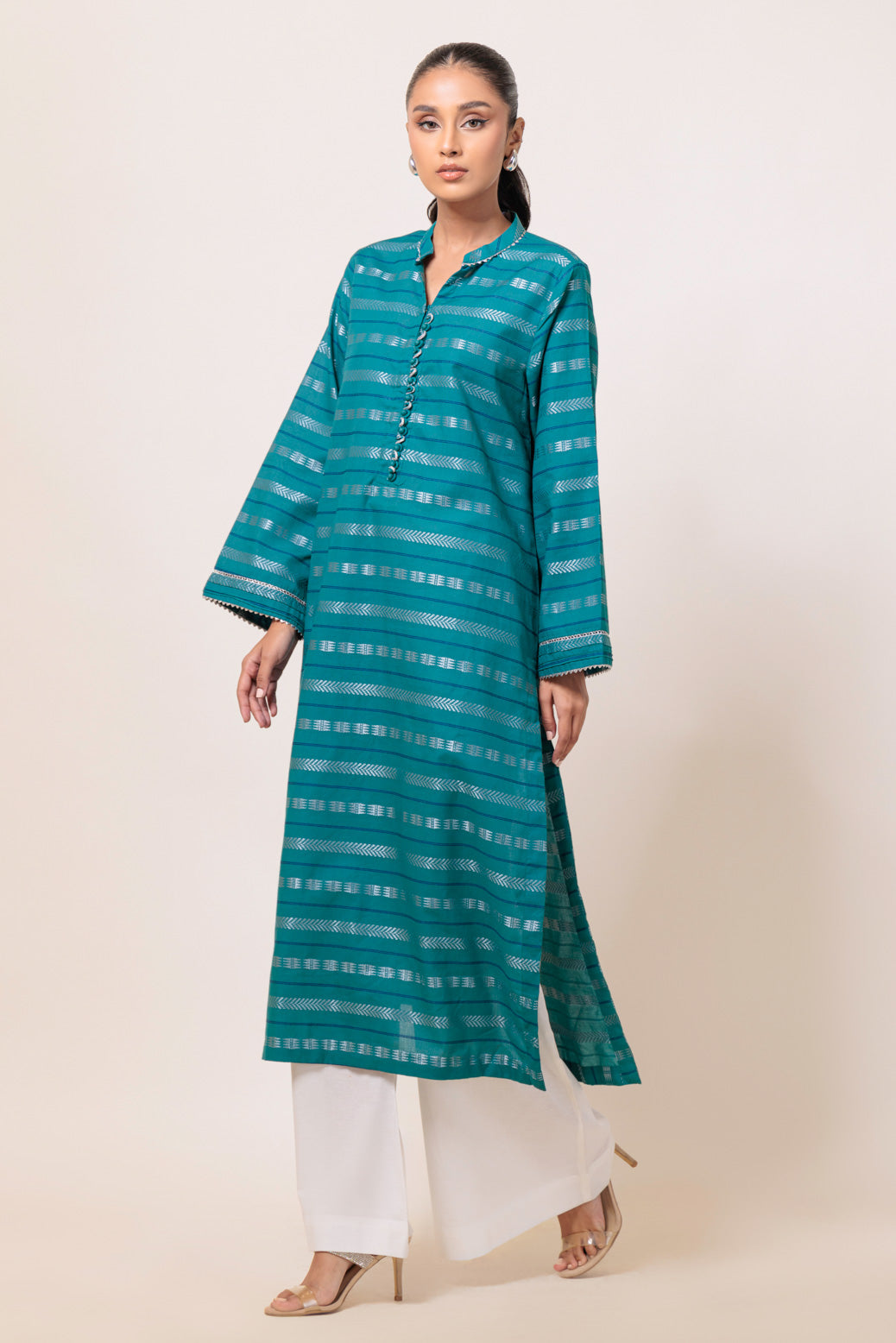 Bonanza Satrangi | Green Jacquard 1 Piece (PWS2241P03) 10 Green