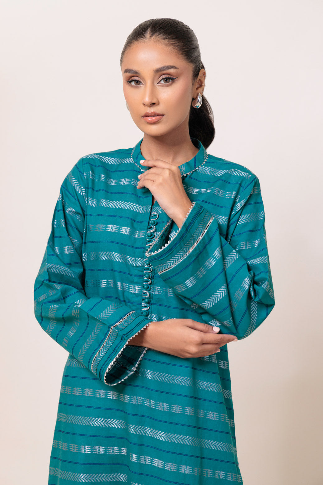 Bonanza Satrangi | Green Jacquard 1 Piece (PWS2241P03) 12 Green