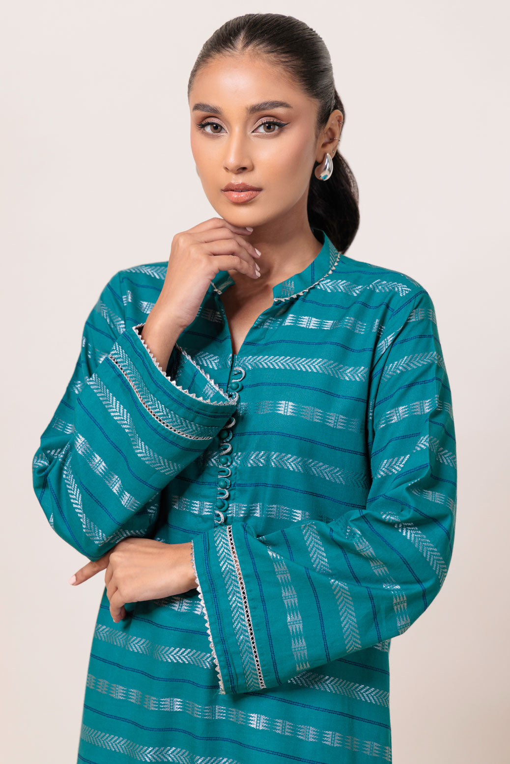 Bonanza Satrangi | Green Jacquard 1 Piece (PWS2241P03) 14 Green