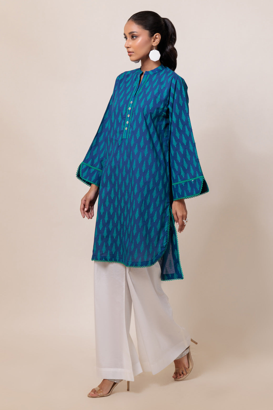 Bonanza Satrangi | Blue Cambric 1 Piece (PWS6241P04) 10 Blue