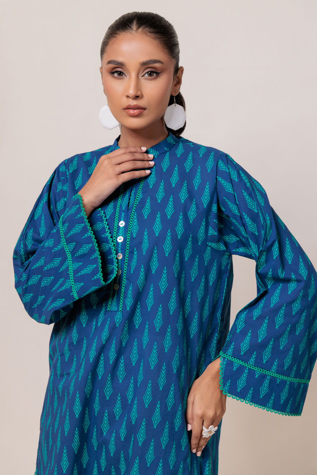 Bonanza Satrangi | Blue Cambric 1 Piece (PWS6241P04) 12 Blue