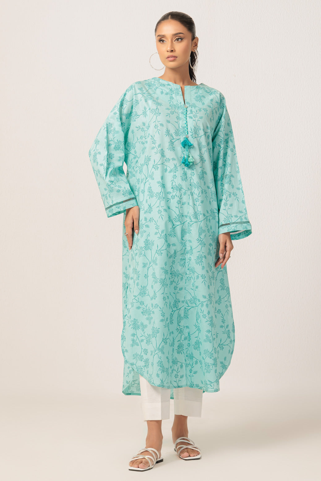 Bonanza Satrangi | Aqua Cambric 1 Piece (PWS6241P06) 8 Aqua