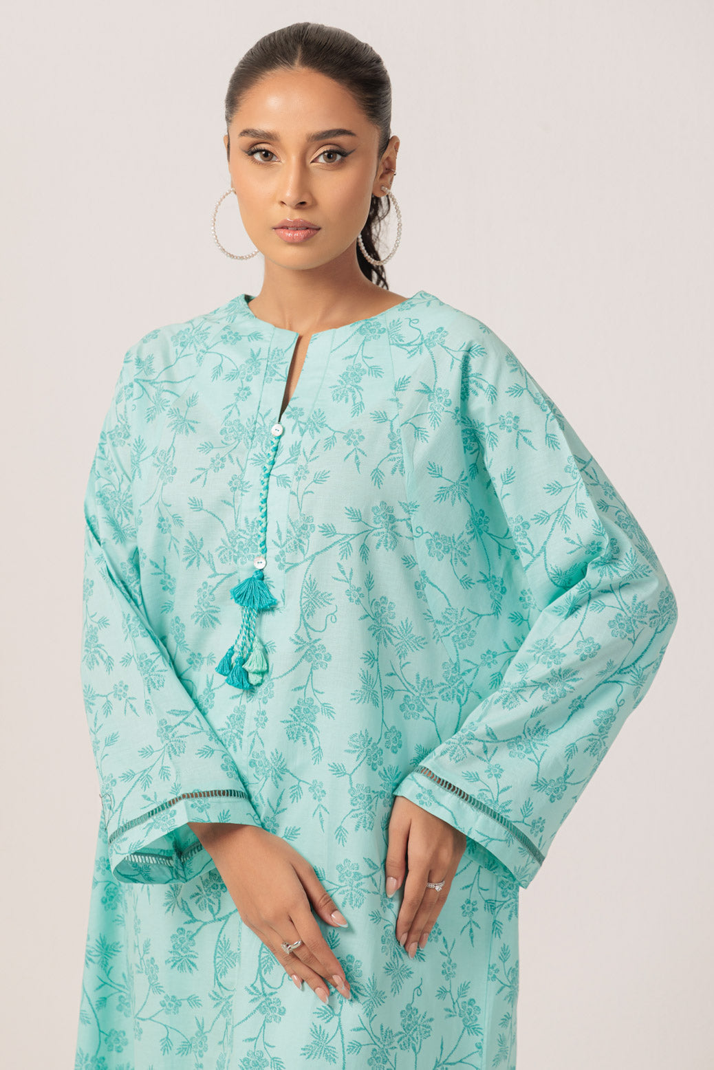 Bonanza Satrangi | Aqua Cambric 1 Piece (PWS6241P06) 14 Aqua