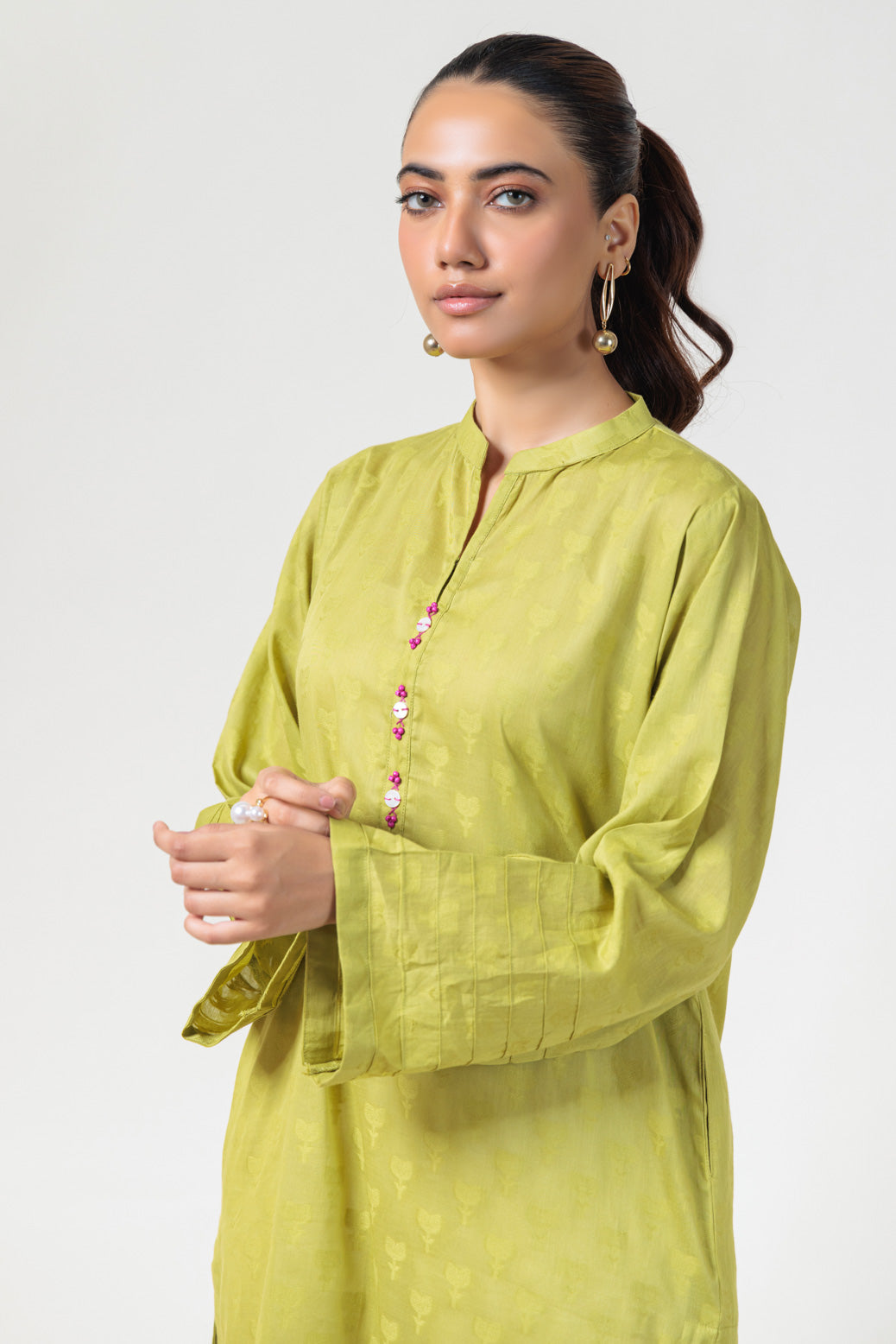 Bonanza Satrangi | Green Jacquard 1 Piece (PWS6241P08) 14 Green