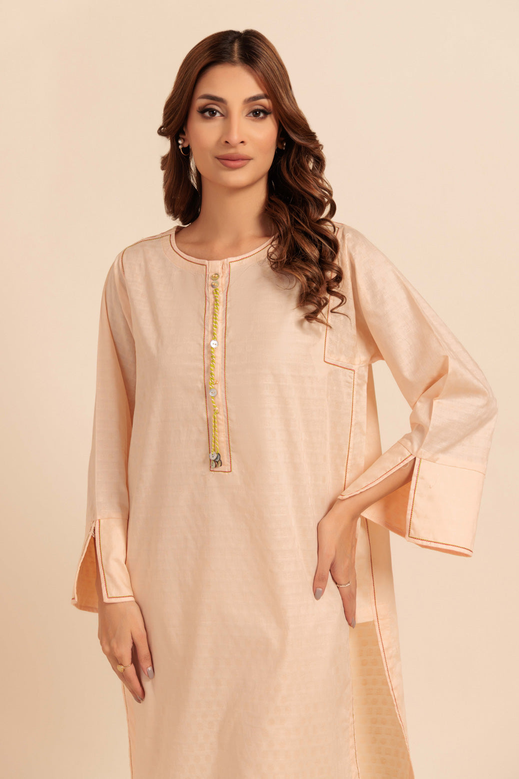 Bonanza Satrangi | Peach Jacquard 1 Piece (PWS6241P12) 14 Peach