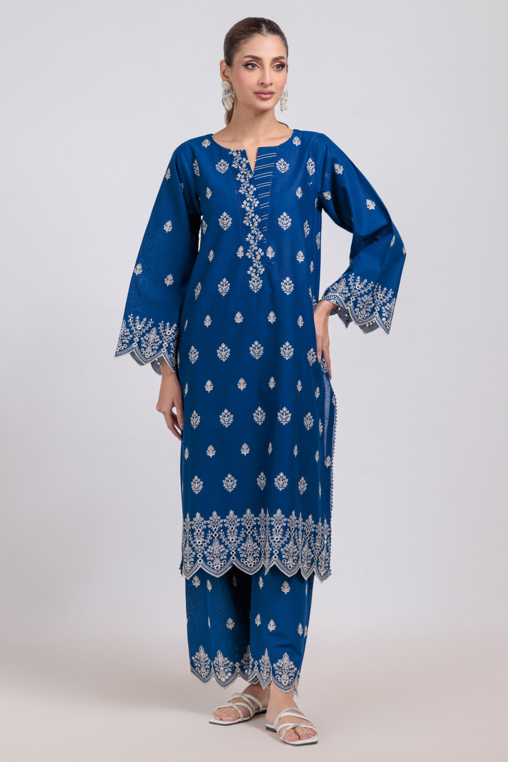 Bonanza Satrangi | Blue Cambric 2 Piece (PWS6242P05) 14 Blue